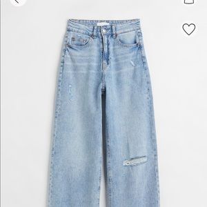 H&M Wide High Jeans